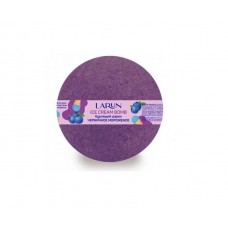 LARUN Ice Cream Bomb Шар бурлящий для ванны Черничное мороженое 120г